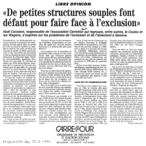 De petites structures souples font défaut pour faire face à l&rsquo;exclusion
