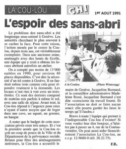 L&rsquo;espoir des sans-abri