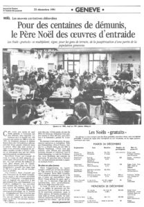 Pour des centaines de démunis, le Père Noël des oeuvres d’entraide