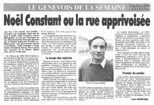 Noël Constant ou la rue apprivoisée