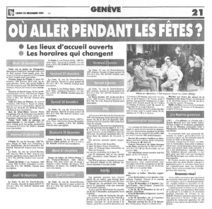 Où aller pendant les Fêtes?