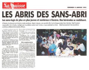 Les abris des sans-abri