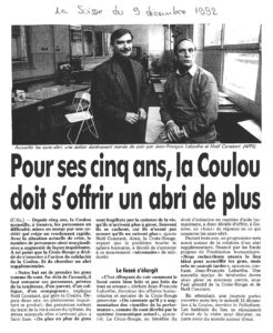 Pour ses cinq ans, la Coulou doit s’offrir un abri de plus