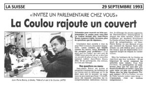 La Coulou rajoute un couvert