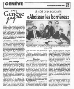 Abaisser les barrières