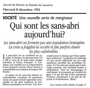Qui sont les sans-abri aujourd’hui ?