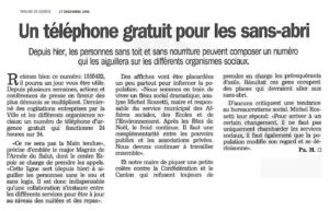 Un téléphone gratuit pour les sans-abri
