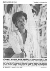 Léonard Konishi à « La Galerie »
