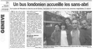 Un bus londonien accueille les sans-abri