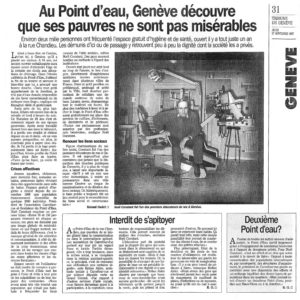Au Point d’eau, Genève découvre que ses pauvres ne sont pas misérables