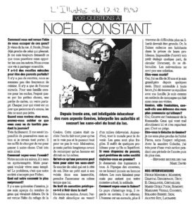 Questions à Noël Constant