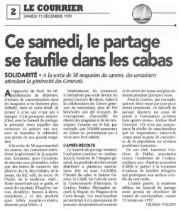 Ce samedi, le partage se faufile dans les cabas