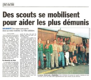 Des scouts se mobilisent pour aider les plus démunis