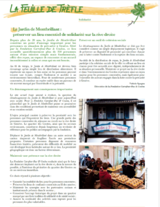Le Jardin de Montbrillant, préserver un lieu essentiel.